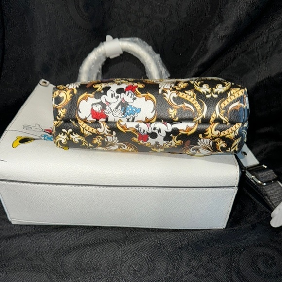DISNEY X ALDO 100 Mickey & Minnie Handbag and Disney MULTI CHARACTER  Crossbody - Picture 8 of 14